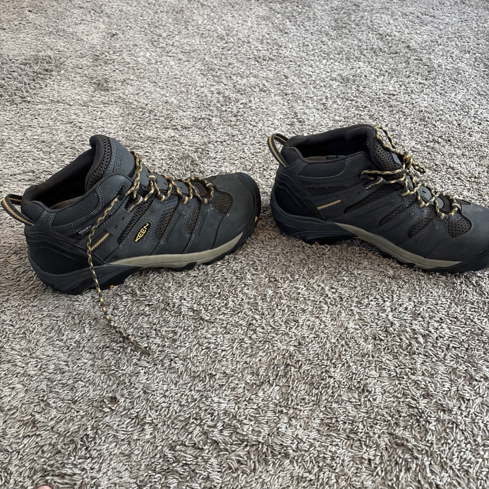 KEEN Utility Lansing, Men's, Raven/Tawny Olive, Steel Toe, EH Hiker 13EE - Picture 2 of 10